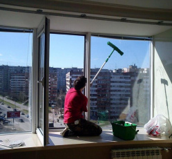 Мытье окон в однокомнатной квартире Белорецк